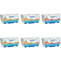 Fresenius dessert fruit Mischkarton im Becher 24x125 g Flüssigkeit