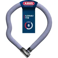 ABUS Formstabiles Fahrradschloss 4204K/110 flint