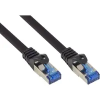 GOOD CONNECTIONS RNS Patchkabel SmartFLEX, Cat.6A, S/FTP, PiMF, halogenfrei, 500MHz, schwarz, 30m, (8060-SF300S)