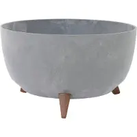 Siena Garden Pflanzgefäße OSLO STONE grau Betonoptik, 47 x 26,5 cm