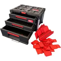 Milwaukee PACKOUT 2 + 1 Drawer Tool Box Werkzeugkoffer 363 x 564 x 414 mm ( 4932493190 ) Schubladen