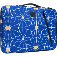 Exacompta Laptophülle Sleeve 15–16 Zoll Flower, gepolstert mit Eckschutz, versenkbarer Griff, 58% recycelt