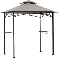 Sunjoy Grill Pavillon LINAS - 152cm x 244cm, grau
