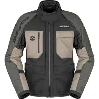 Spidi Crossmaster 2 H2Out wasserdichte Motorrad Textil Jacke, dunkelgrün, 2XL