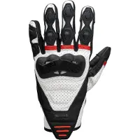 IXS Rapid 1.0 Perforierte Schwarz Weiß Rot Handschuhe Größe 4XL