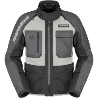 Spidi Crossmaster 2 H2Out wasserdichte Motorrad Textil Jacke, schwarz/eis, L