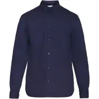 KnowledgeCotton Apparel Hemd Alf Regular Crispy Cotton Shirt Herren Total Eclipse-XXXL