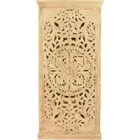 SIT Möbel Garderoben-Schrank | 2 Türen, 3 Böden innen, 1 Kleiderstange | Mango-Holz natur | B 90 x T 45 x H 185 cm | 13764-01 | Serie LAKADEE