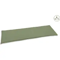 GO-DE Textil, Bankauflage 3-Sitzer, Einzelauflage, Farbe: hellgruen, Maße: 148 cm x 48 cm x 6 cm,