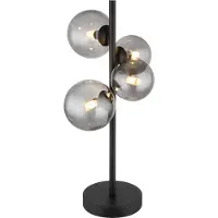 Globo Lighting Tischleuchte Metall schwarz matt, 4x G9 LED