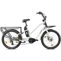 LLobe Cargo City E-Bike 24" Cargado weiß 36V/13Ah