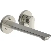 Ideal standard Wand-Waschtischarmatur Connect Air Unterputz, Ausladung 225mm A7009GN Silver Storm