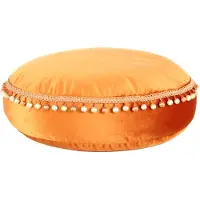 Hearthome & Living | Hocker Indien kupferfarben Polyester 65x25x65 cm | NADUVI