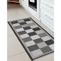 Andiamo Läufer "ARIZONA 2", rechteckig, 5 mm Höhe, Flachgewebe, Patchwork Design, In- und Outdoor geeignet