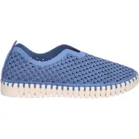 Ilse jacobsen Tulip Slipper, Synthetik, Braun, Blau, Wechselfußbett - Damenschuhe Bequeme Ballerina / Slipper, Blau