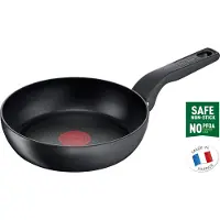 Tefal Bratpfanne "Hard Titanium Pro" Aluminium Antihaftversiegelung, Induktion, Temperaturanzeiger, Made In France