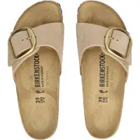Birkenstock Damen Pantoletten Madrid Big Buckle Dames - Zand - Größe 37