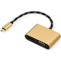 Roline GOLD Display Adapter USB Typ C - VGA + HDMI