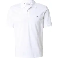 Gant Poloshirt mit kurzer Knopfleiste, Logostick und Seitenschlitzen