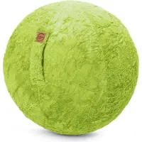 Magma Sitzball Gymnastikball Sitting Ball zum Aufpumpen Fluffy grün Ø 65 cm