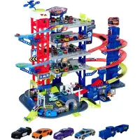 Majorette Super Chase Center mit 5 Fahrzeugen