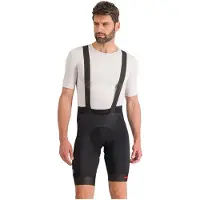 Sportful Kurze Fahrradhose mit Trägern - FIANDRE - Schwarz 2XL