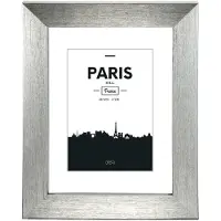 Hama Kunststoffrahmen Paris, Silber, 1