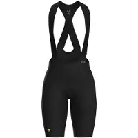 ALÉ Kurze Fahrradhose mit Trägern - R-EV1 HAMMER 2.0 - Schwarz S