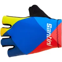 Santini Lidl-trek 2025 Kurze Handschuhe