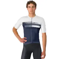 Castelli Símbolo Trikot Blau Weiß, Größe M
