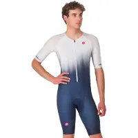 Castelli Core Kurzer Trisuit Blau Weiß, Größe L