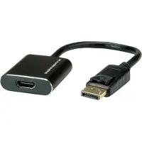 Roline DisplayPort-HDMI Adapter, v1.4, HDR 10, DP ST-HDMI BU, Aktiv