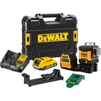 DeWalt DCE089D1G18-QW Grün Rotationslaser 3x360 Grün 1x2Ah/18V XR Lader im TSTAK