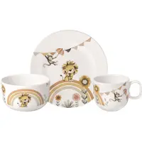 Villeroy & Boch Kinderservies Roar like a Lion Weiß (3-teilig)