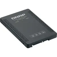 Qnap QDA-A2MAR, SSD-Gehäuse, M.2, M.2, 6 Gbit/s, Schwarz