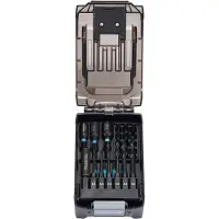 Makita Schraubendreher-Bitsatz mit Bithalter of 31-teilig, idealfür präzise Schraubarbeiten, mit breiter Kompatibilität, stabil, Farbe schwarz