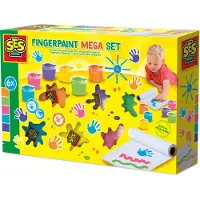 SES Creative Fingerfarbe Mega 6er-Pack
