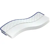 vidaXL Memory-Schaum-Matratze 70x200x17 cm Weich Weiß