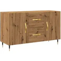 vidaXL Sideboard Artisan-Eiche 100x36x60 cm Holzwerkstoff