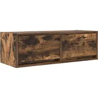 vidaXL TV-Schrank Räuchereiche 80x31x25,5 cm Holzwerkstoff