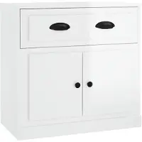 vidaXL Sideboard Weiß 70x35,5x67,5 cm Holzwerkstoff