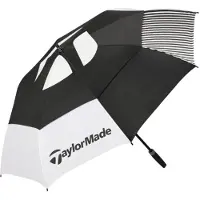 TaylorMade Golfschirm Double Canopy, schwarz/weiss