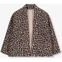 Sissy-Boy Jacke Mit Leoprint - Braun | Größe: M
