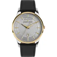 Jacques Lemans Armbanduhr Date London Silver - Black
