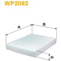 WIX FILTERS Filter, Innenraumluft WP2092