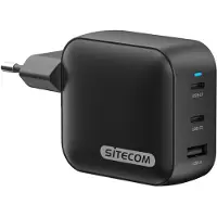 Sitecom 100W GaN Power Delivery Wandladegerät mit 3 Ports