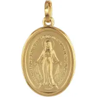 Trendor 75311 Milagrosa Anhänger Gold 750 (18 Karat) 18 mm