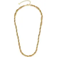 Leonardo 024835 Damen-Halskette Sue Goldfarben 45 cm