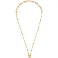 Leonardo 024923 Damen-Kette Dotty Goldfarben 60 cm Clip & Mix
