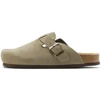 CPH Comfort Bio Clogs aus Wildleder Sandalen Taupe